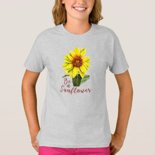 Sonnenblumen-Kinder-T-Shirt T-Shirt