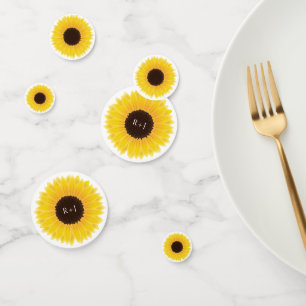 Sonnenblumen Konfetti