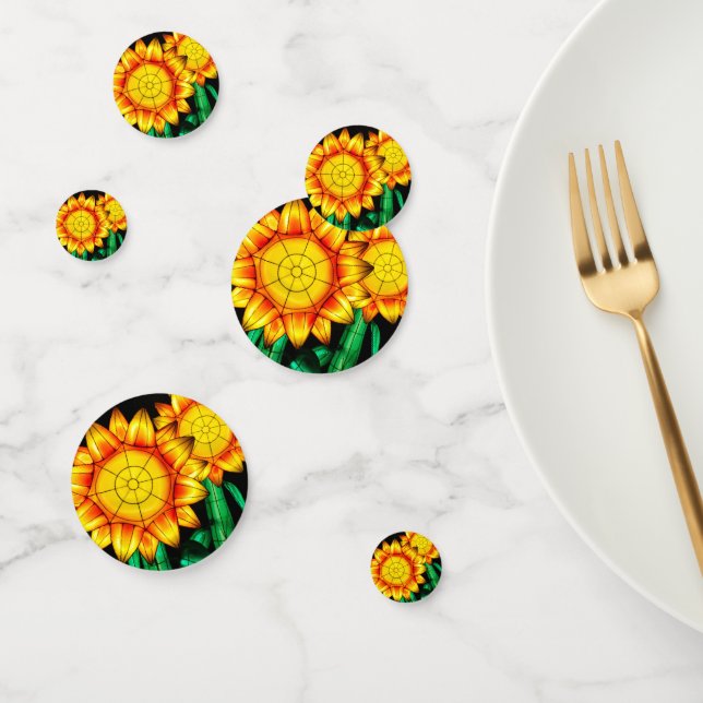 Sonnenblumen Konfetti (Gruppe)