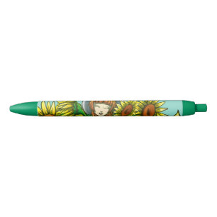 Sonnenblumen Kugelschreiber