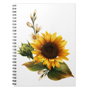 Sonnenblumen Kunst Notizblock
