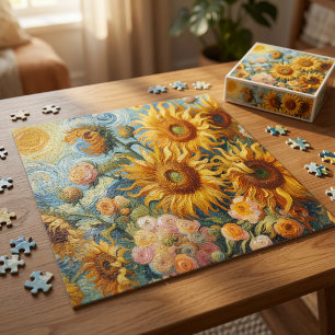 Sonnenblumen Kunst Puzzle