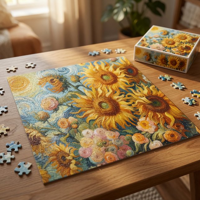 Sonnenblumen Kunst Puzzle (Von Creator hochgeladen)
