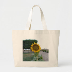 Sonnenblumen-Kunstprint Jumbo Stoffbeutel