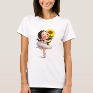 Sonnenblumen-Kuss-Ballett T-Shirt