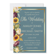 Sonnenblumen Land Elegance Hochzeit