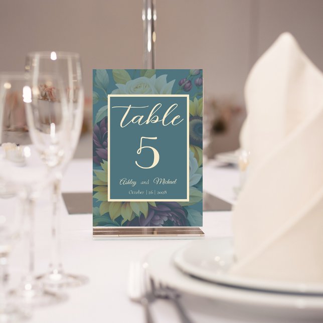 Sonnenblumen Land Elegance Hochzeit Tischnummer (Von Creator hochgeladen)