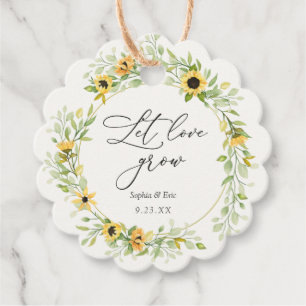 Sonnenblumen Lassend Liebe wachsen Pflanze Gutes T Geschenkanhänger