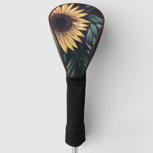 Sonnenblumen Leben Golf Headcover (Vorderseite)