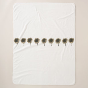 Sonnenblumen, leben, lachen, Liebe Sherpadecke