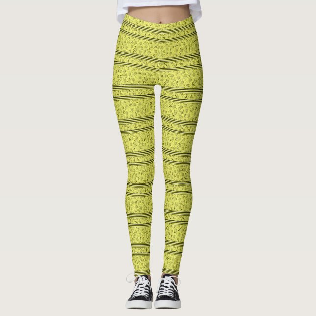 Sonnenblumen-Leggings Leggings (Vorderseite)