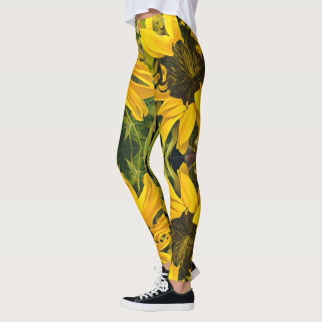 Sonnenblumen-Leggings Leggings (Links)