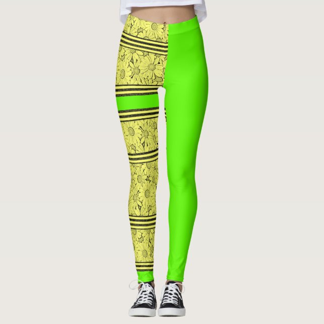 Sonnenblumen-Leggings Leggings (Vorderseite)