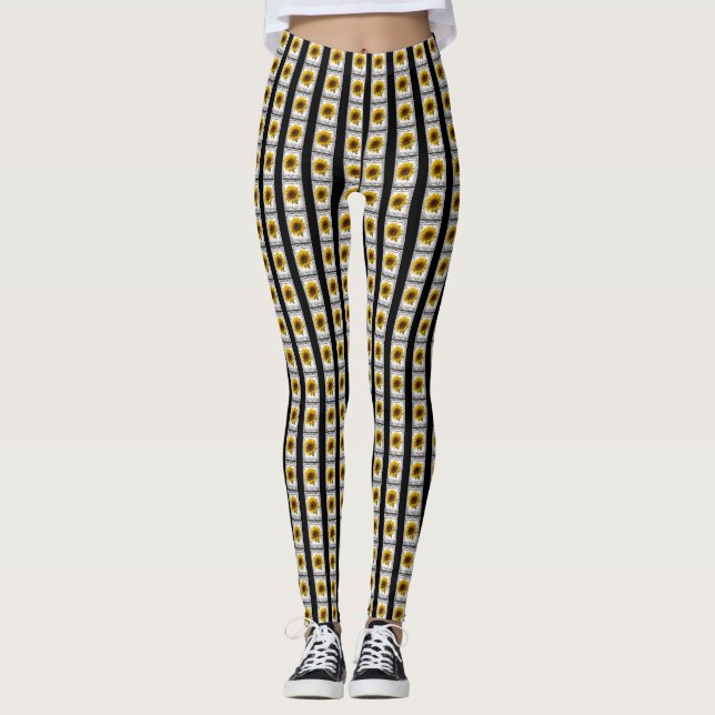 Sonnenblumen-Leggings Leggings (Vorderseite)