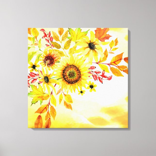 Sonnenblumen Leinwanddruck (Vorderseite)