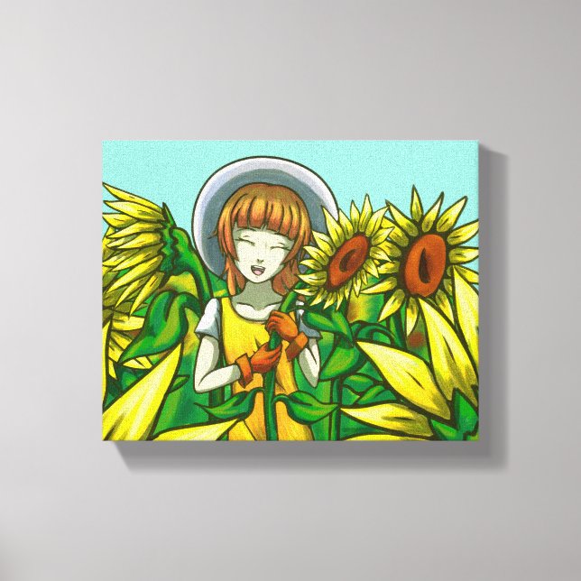 Sonnenblumen Leinwanddruck (Vorderseite)