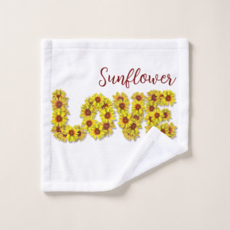 Sonnenblumen-Liebe-Badetücher Badhandtuch Set