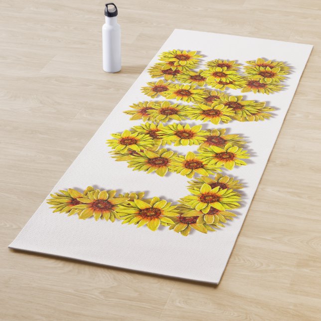 Sonnenblumen-Liebe-Yogamatte Yogamatte (Beispiel)