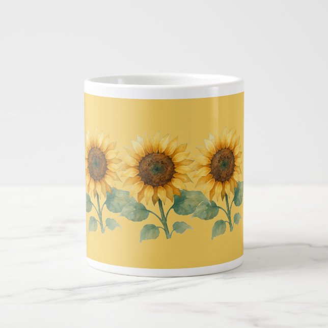 Sonnenblumen Liebesgeschenk Spezielle Tasse (Vorderseite)
