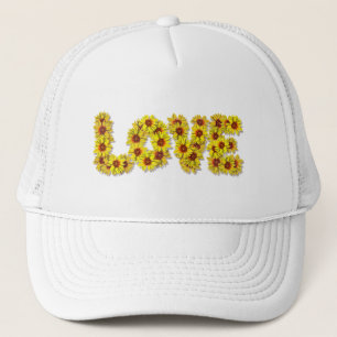 Sonnenblumen-Liebeshut Truckerkappe