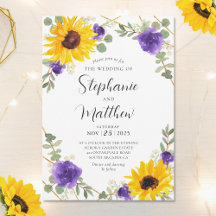 Sonnenblumen Lila Rose Geometrische botanische Hoc
