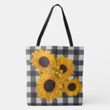 Sonnenblumen-Lob-Tasche