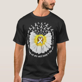 Sonnenblumen Lung Awareness White Ribbon im Novemb T-Shirt