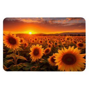 Sonnenblumen Magnet
