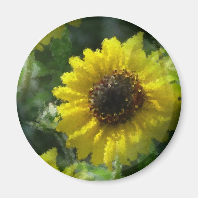Sonnenblumen Magnet (Vorne)