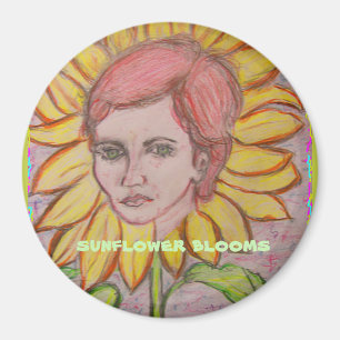 Sonnenblumen Magnet