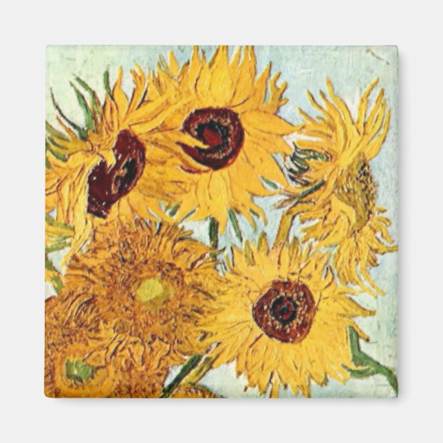 Sonnenblumen Magnet (Vorne)