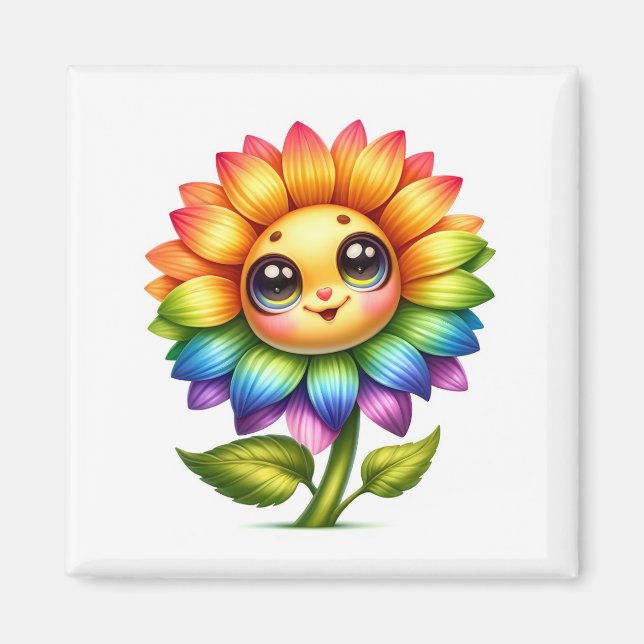 Sonnenblumen-Magnet   Magnet (Vorne)