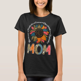 Sonnenblumen Mama Krankenpfleger Schützenfrau Mutt T-Shirt