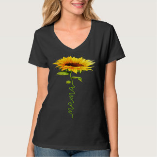 Sonnenblumen-Mama Muttertags-Blumen Lustig Passend T-Shirt