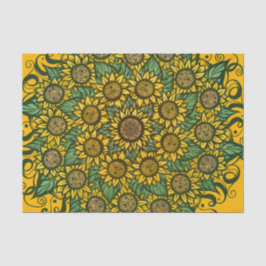 Sonnenblumen Mandala Nature Lover Sonnenblumen Blu Seidenpapier
