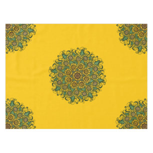 Sonnenblumen Mandala Nature Lover Sonnenblumen Blu Tischdecke