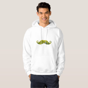 Sonnenblumen Mann Basic Hooded Sweatshirt, White Hoodie