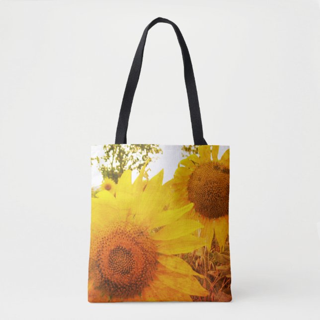 Sonnenblumen Maßgeschneiderte Universaltasche (Vorderseite)