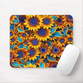 Sonnenblumen-Mauspad Mousepad