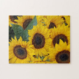 Sonnenblumen-Melodie-Puzzle, 28 cm x 36 cm, 252 Te Puzzle