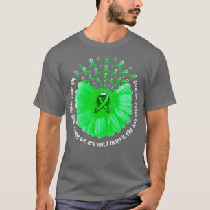 Sonnenblumen Mental Health Awareness Green Ribbon  T-Shirt