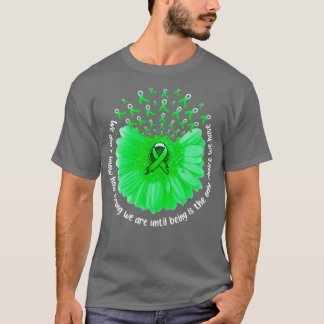 Sonnenblumen Mental Health Awareness Green Ribbon  T-Shirt