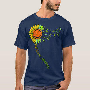 Sonnenblumen Mental Health Awareness Support Graph T-Shirt