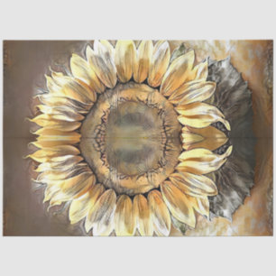 Sonnenblumen Mirror Modern Art Collection Seidenpapier