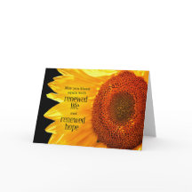 Sonnenblumen mit Sentimental Message wird gut