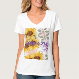Sonnenblumen-Mix-Design T-Shirt