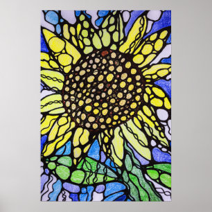 Sonnenblumen Moderne Kunst Poster