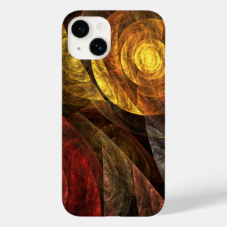 Sonnenblumen Modernes Abstraktes Kunstmuster Case-Mate iPhone 14 Hülle