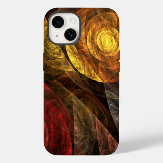 Sonnenblumen Modernes Abstraktes Kunstmuster Case-Mate iPhone 14 Hülle