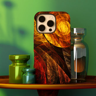 Sonnenblumen Modernes Abstraktes Kunstmuster iPhone 16 Pro Hülle
